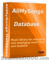 AllMySongs Database screenshot